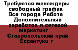 Требуются менеждеры, свободный график - Все города Работа » Дополнительный заработок и сетевой маркетинг   . Ставропольский край,Ессентуки г.